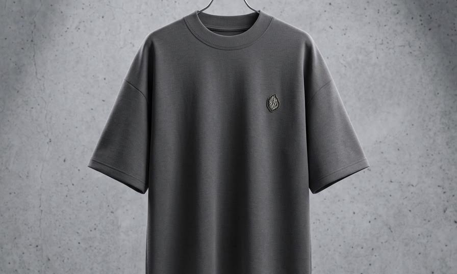 חולצה ציצית אפור כהה