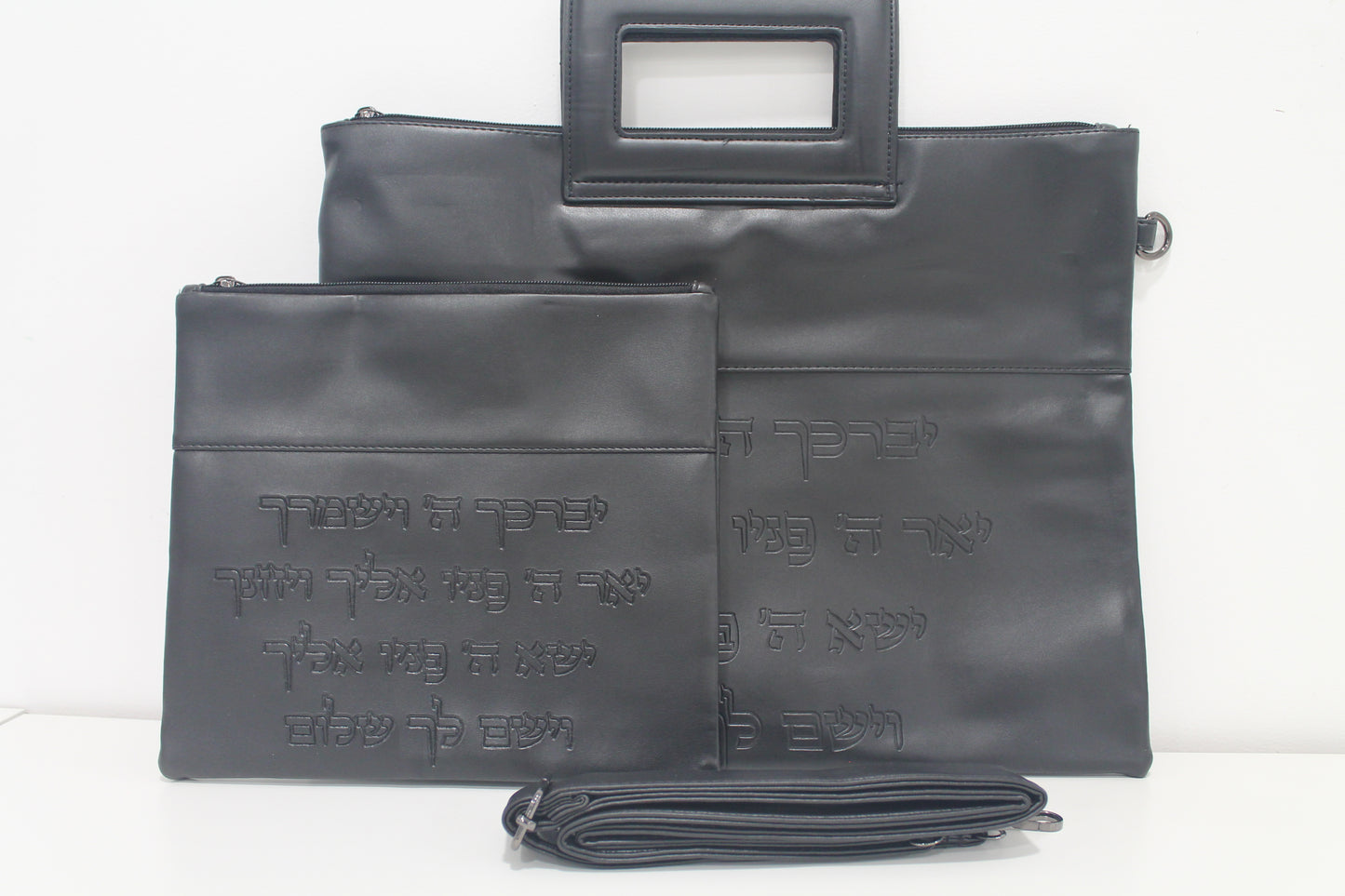 כיסוי טלית ותפילין עם ידית ורצועת נשיאה