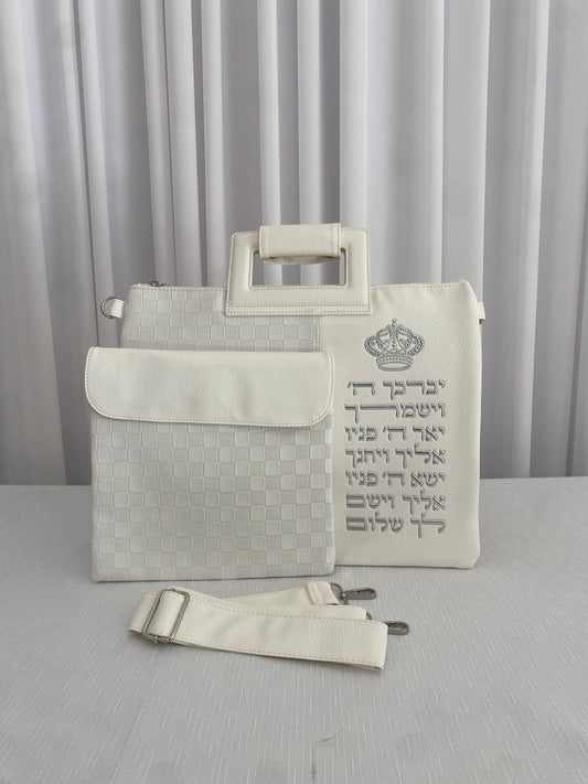 סט כיסוי טלית ותפילין עם ידית ורצועה