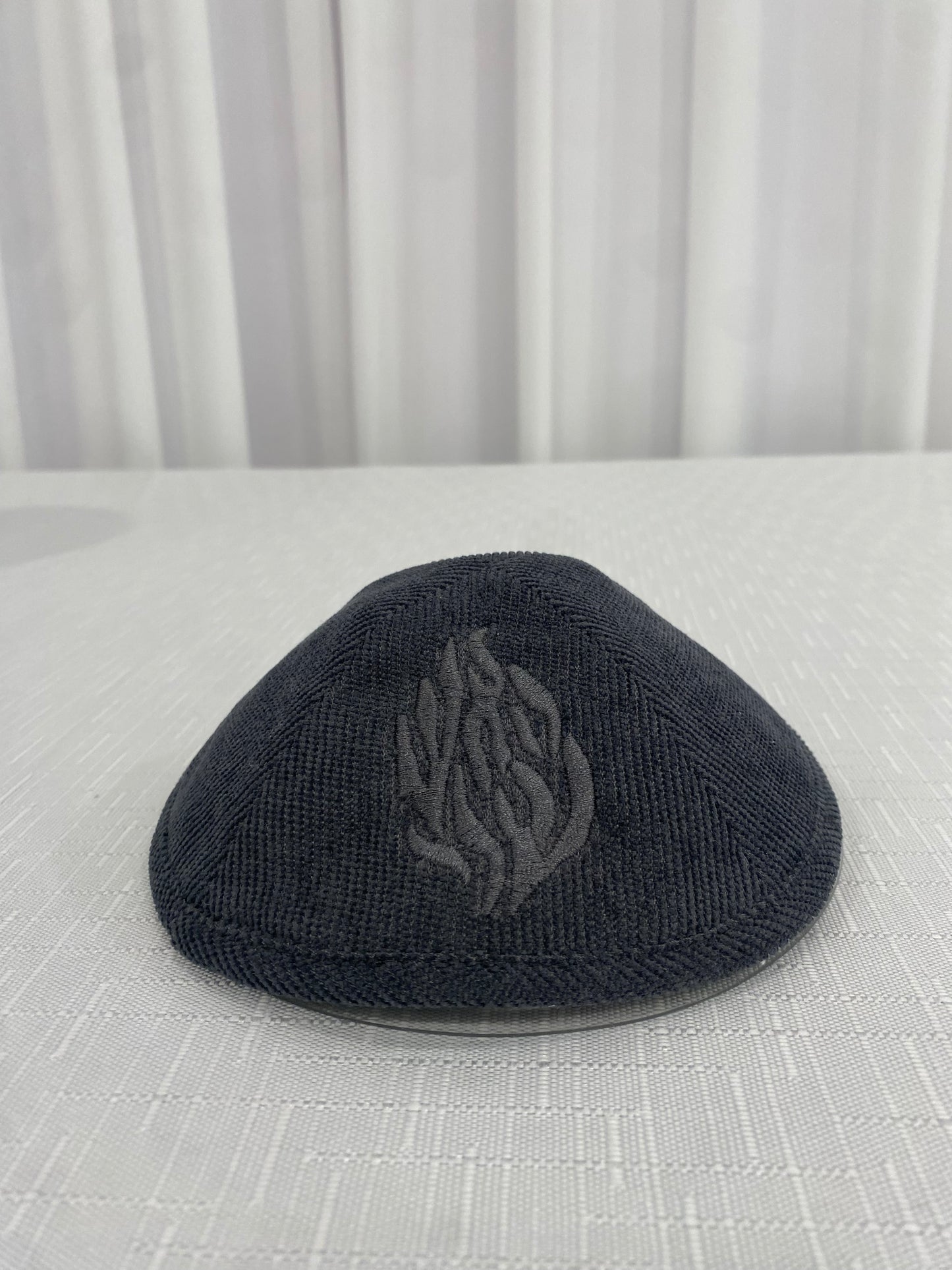 כיפה  קורדרוי האש שלי אפור