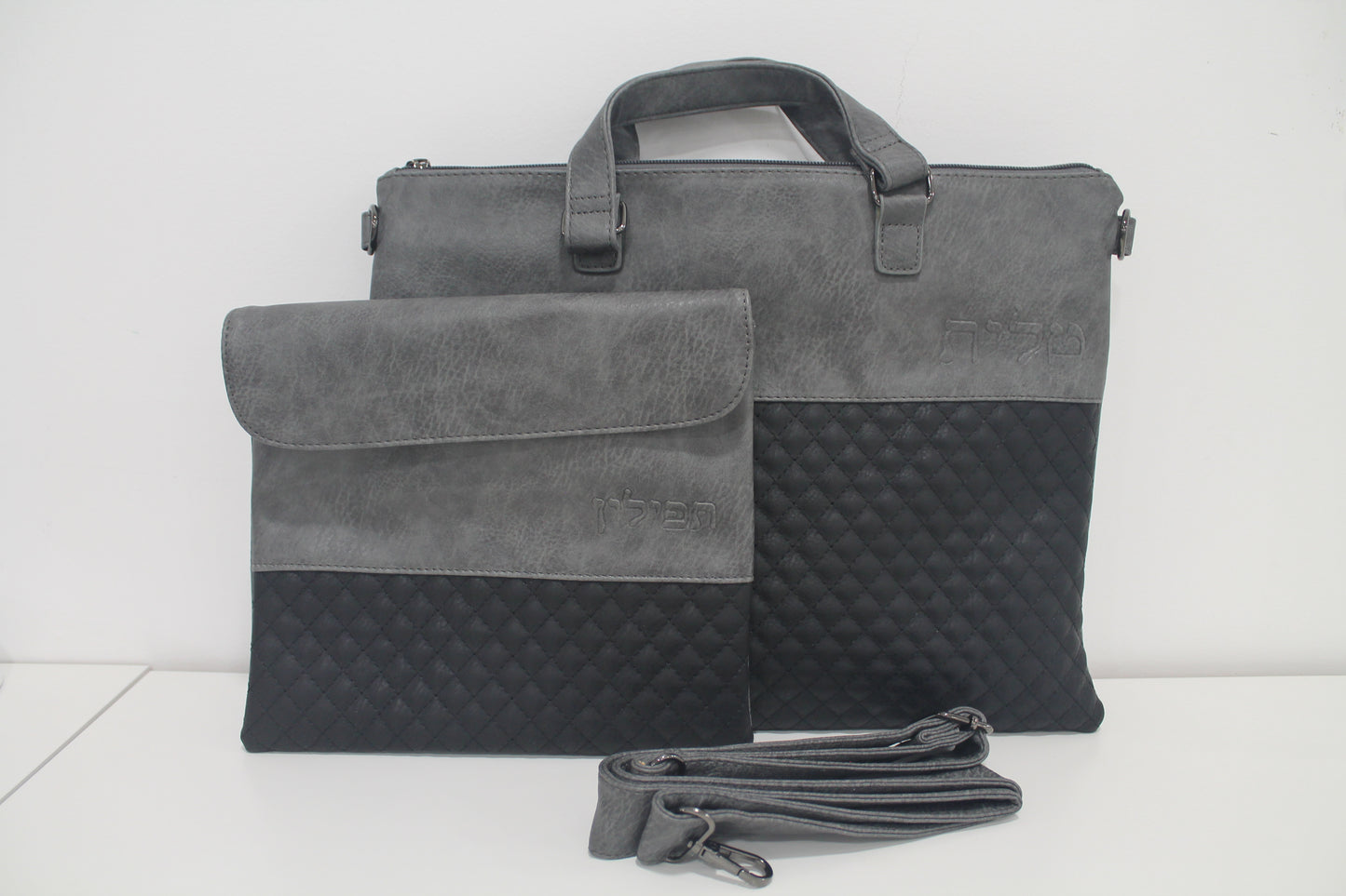 כיסוי טלית ותפילין עם ידית ורצועת נשיאה