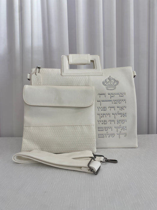 סט כיסוי טלית ותפילין עם ידית ורצועה